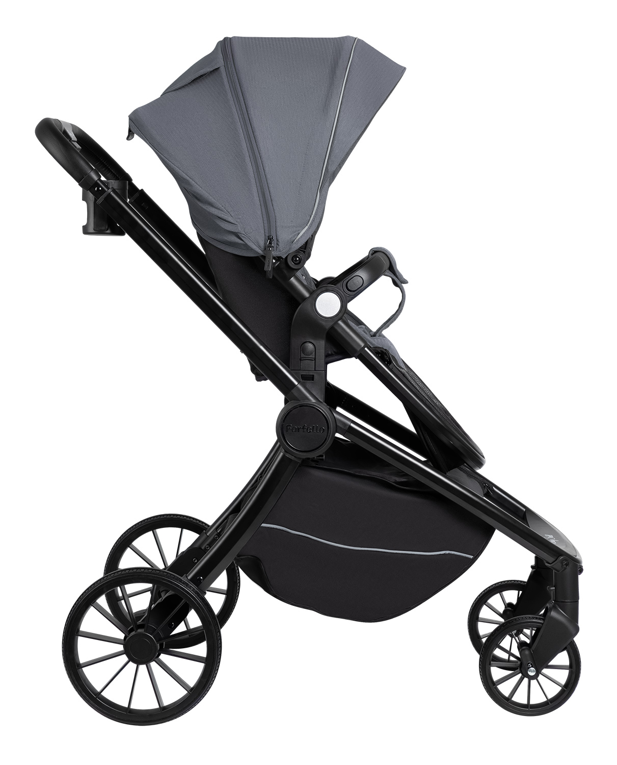 Коляска 3в1 Farfello Baby shell серый - фото 18