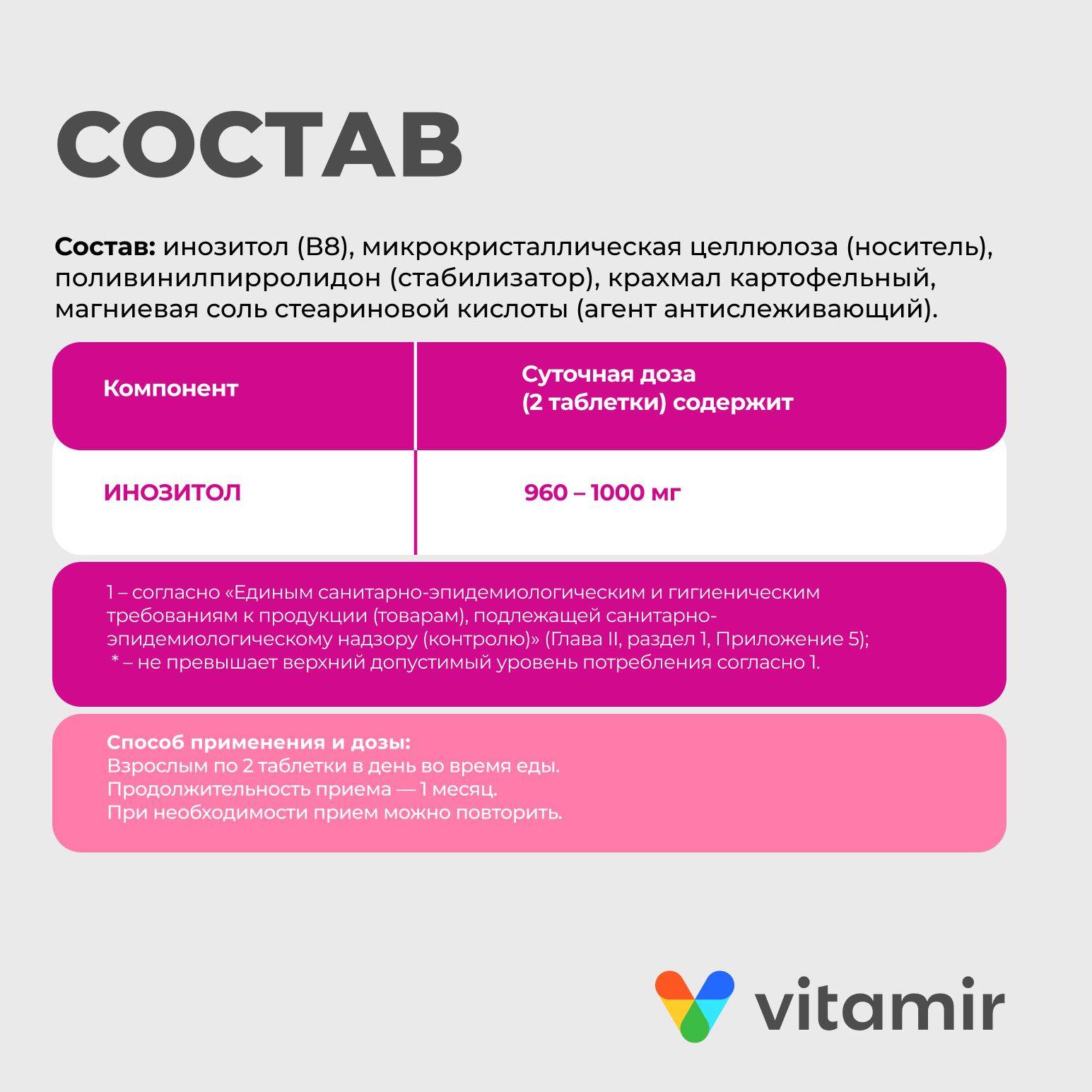 Витамины VITAMIR витаминки - фото 3