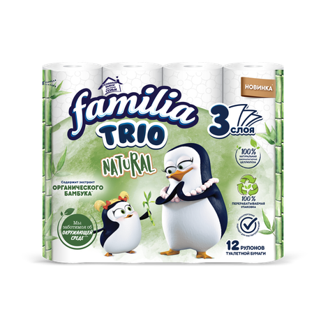 Туалетная бумага familia 12 шт.