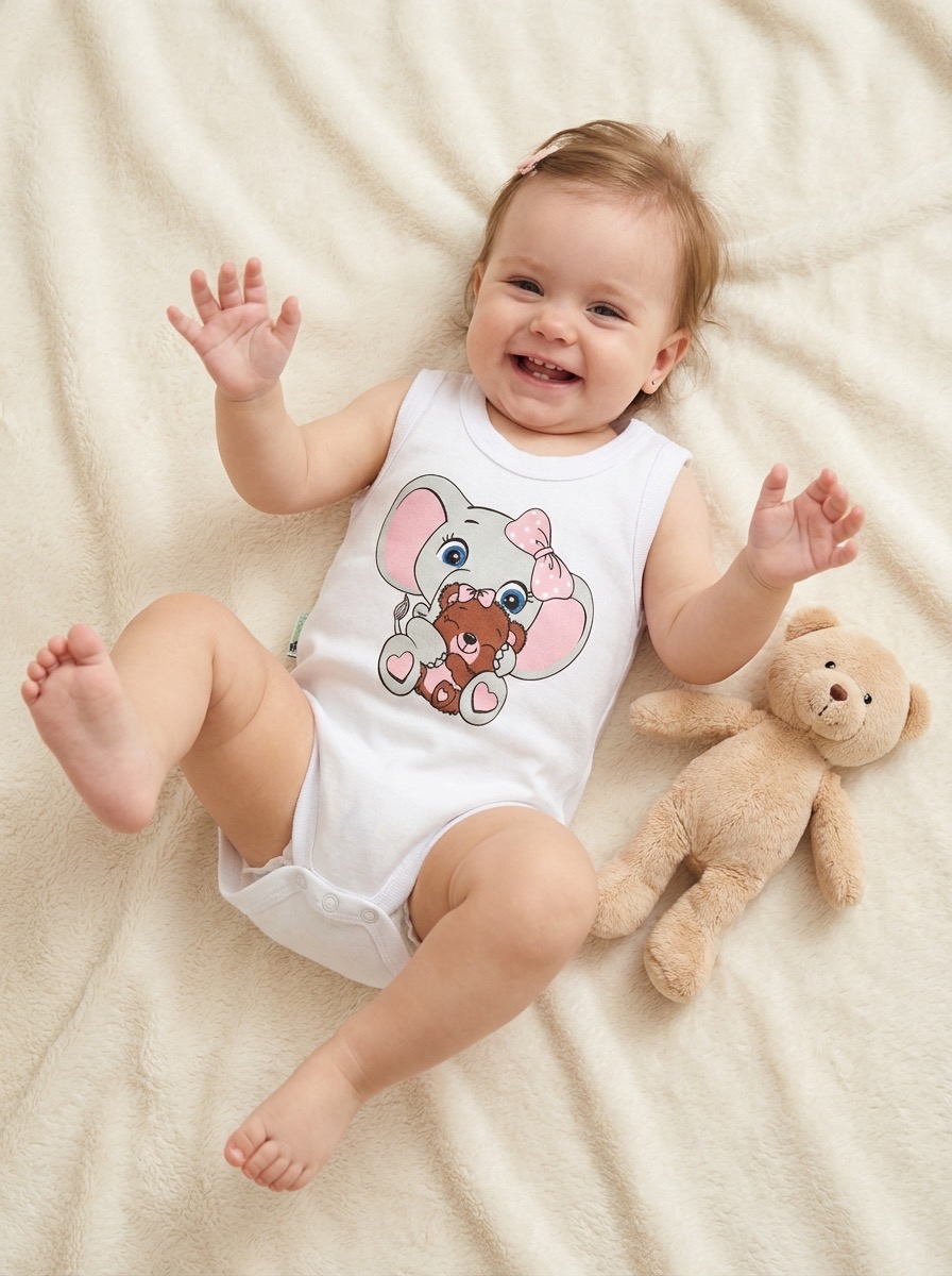 Боди 2 шт КЛЯКСА 31-304 РозСлонЗайк - фото 8