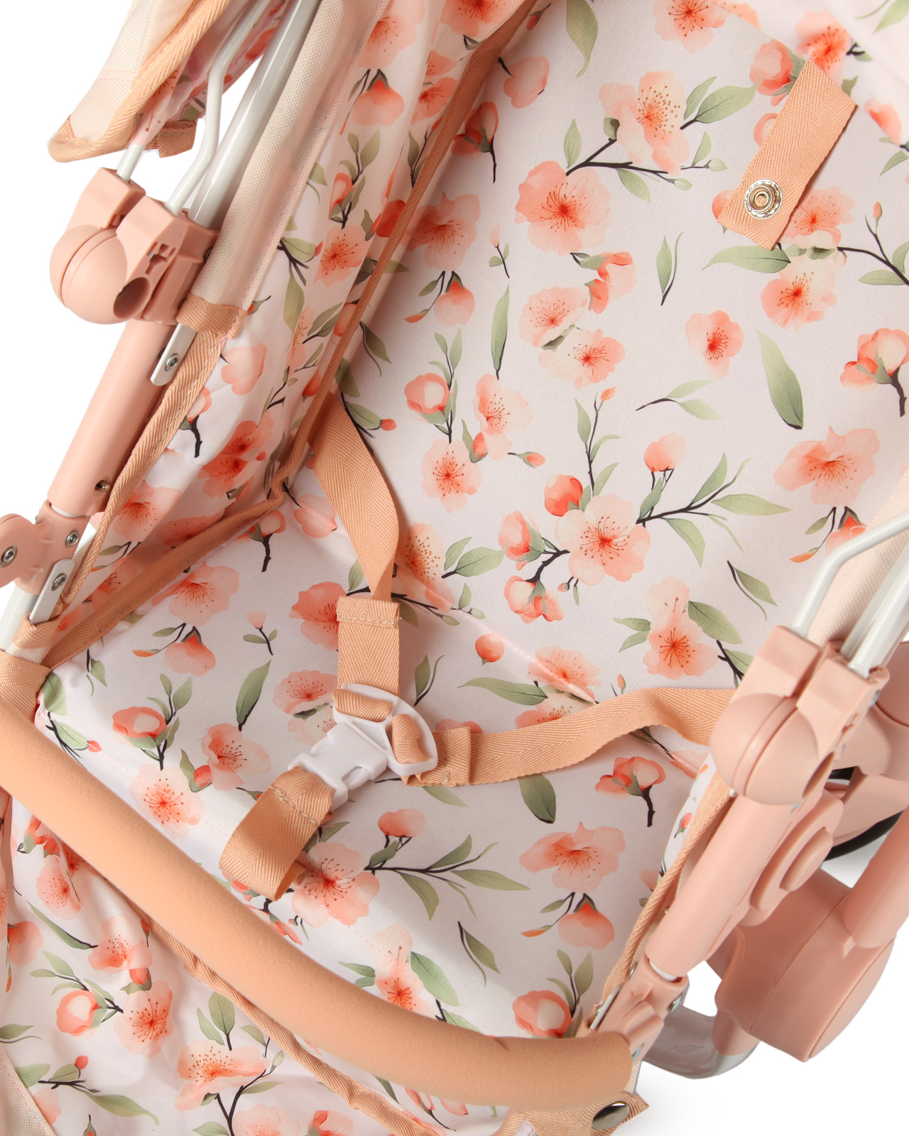 Коляска 2 в 1 для кукол Demi Star 9694 Floral Ride - фото 2