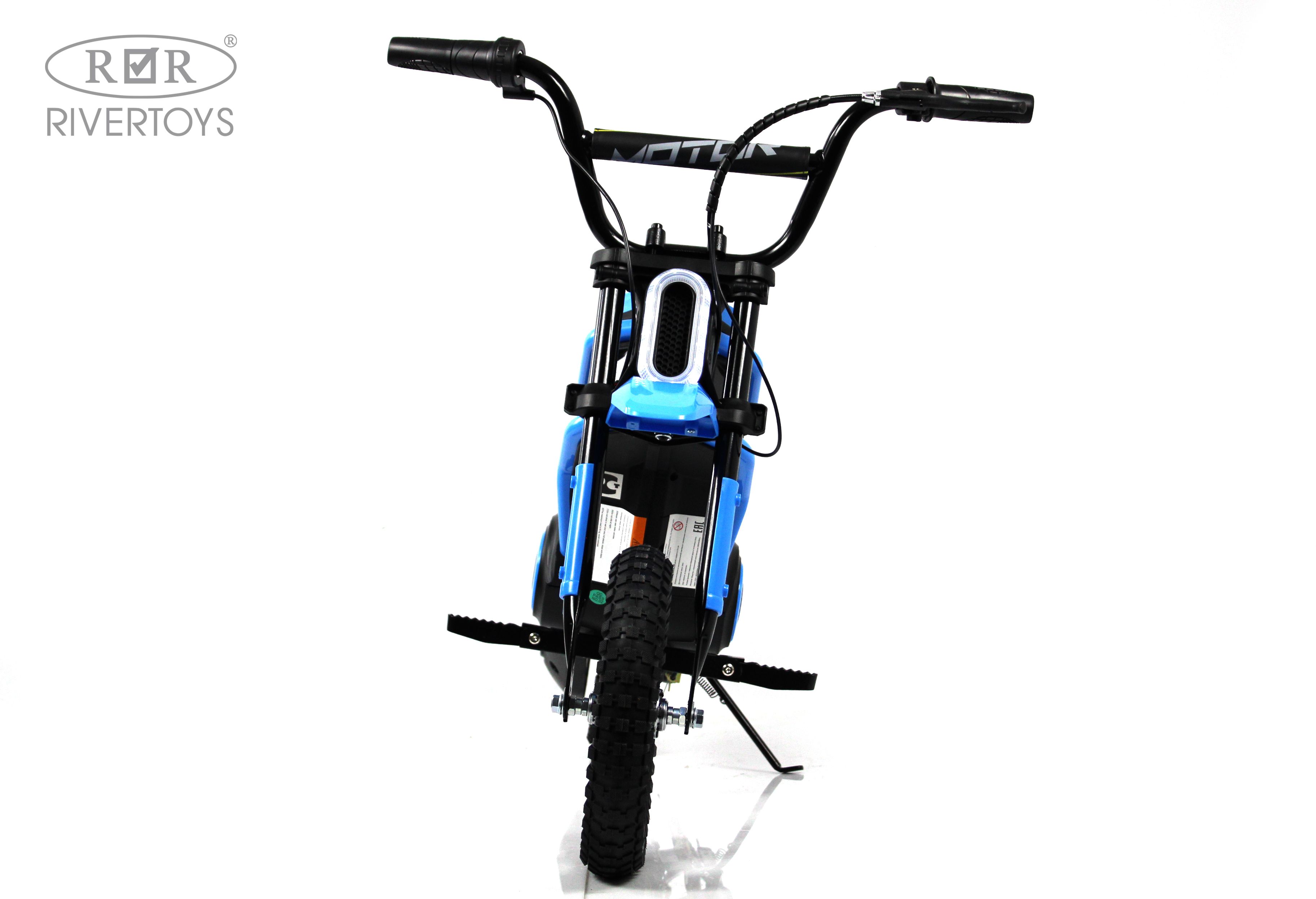 Электромотоцикл RIVERTOYS A005AA-MOTO-BLUE - фото 21