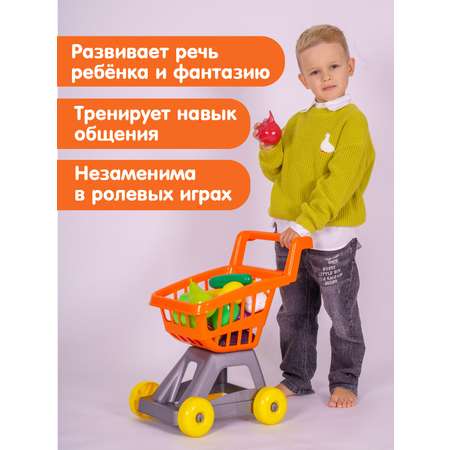 Игровой набор СТРОМ тележки и корзинки