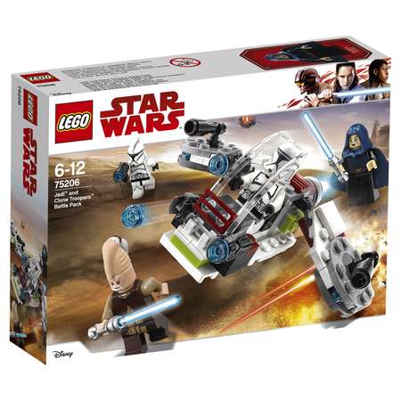 Конструктор LEGO Star Wars Набор джедаев и клонов блочный