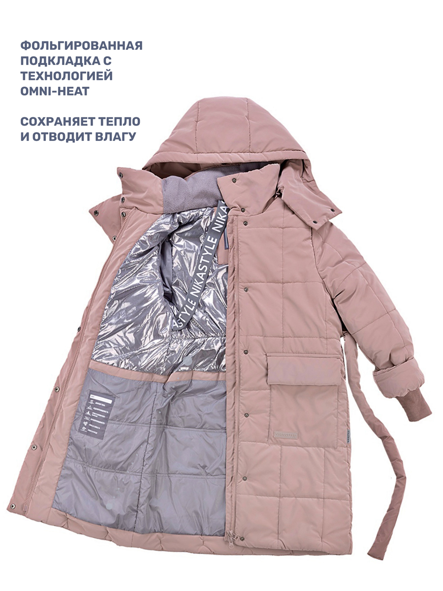 Пальто NIKASTYLE 6з9024 какао - фото 10