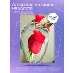 Алмазная мозаика Solmax Красная роза