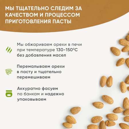 Миндальная паста Nutco натуральная без сахара и добавок