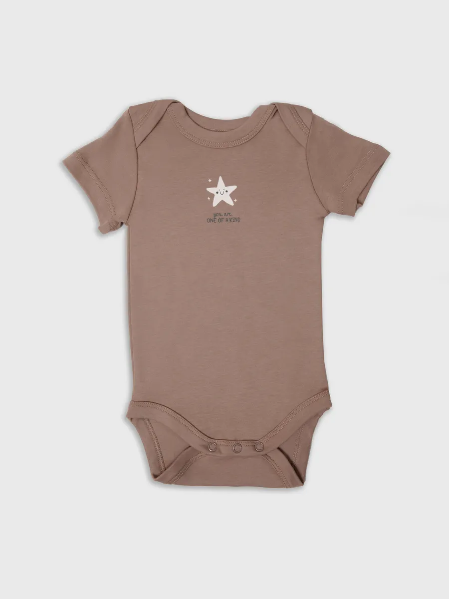 Боди 3 шт Mark Formelle (Марк Формэль) 13015-1-3/имбирный +горошки на бирюзе +серый - фото 11