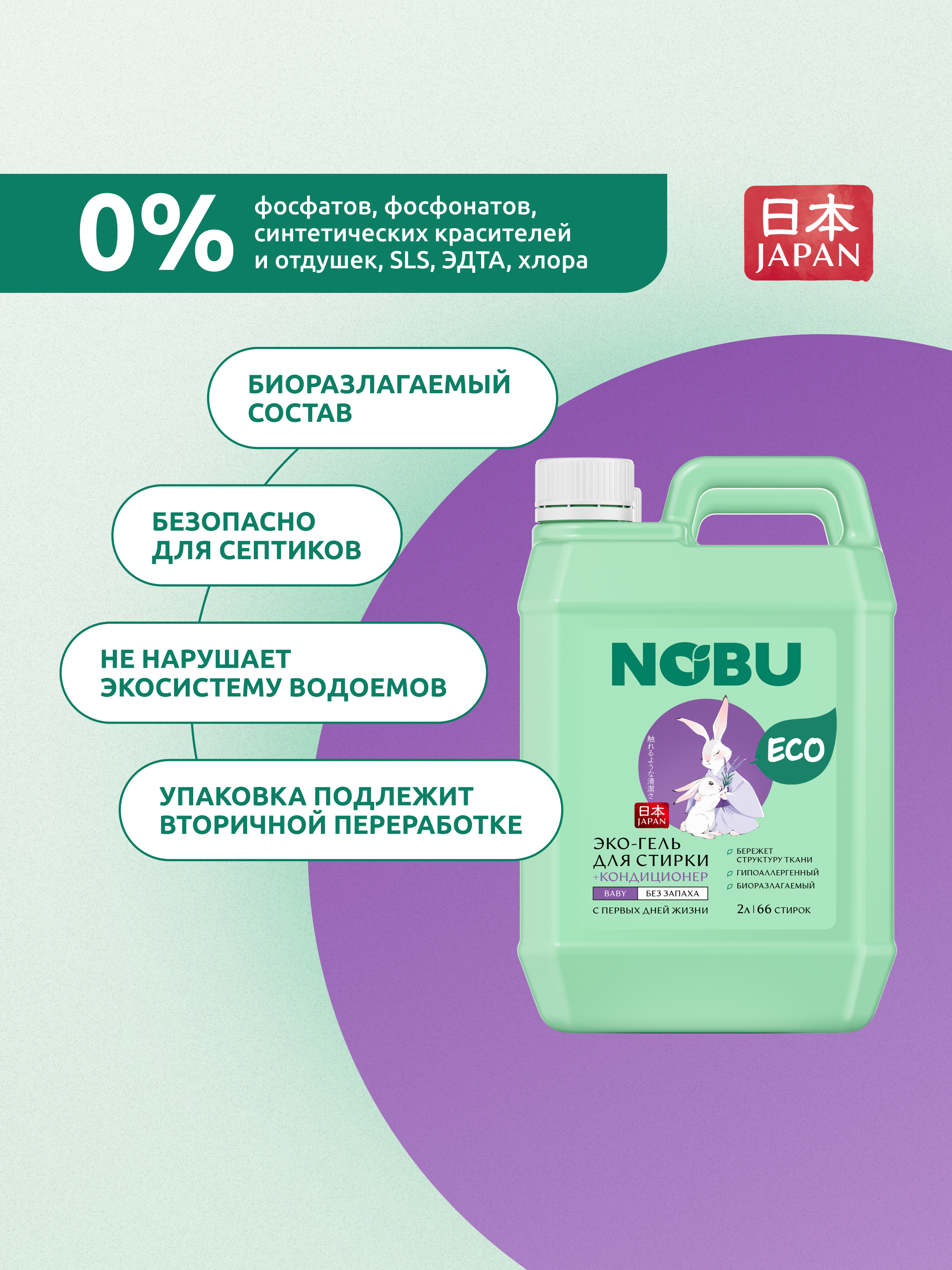Средство для стирки Nobu Baby - фото 6