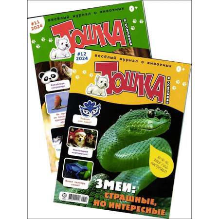 Набор из 2-х детских журналов ИД Лев №11 и №12 2024г