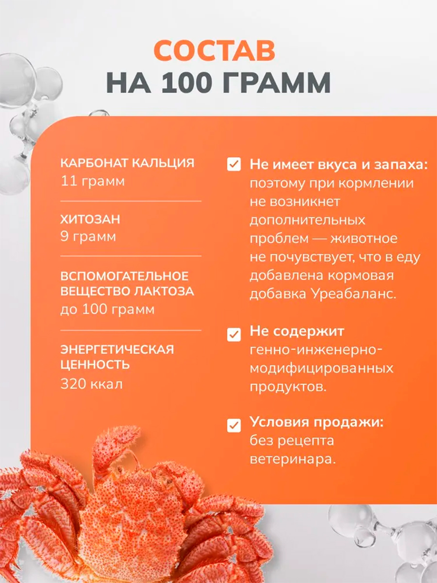 Кормовая добавка Pets health Уреабаланс при ХПН 300 гр - фото 4
