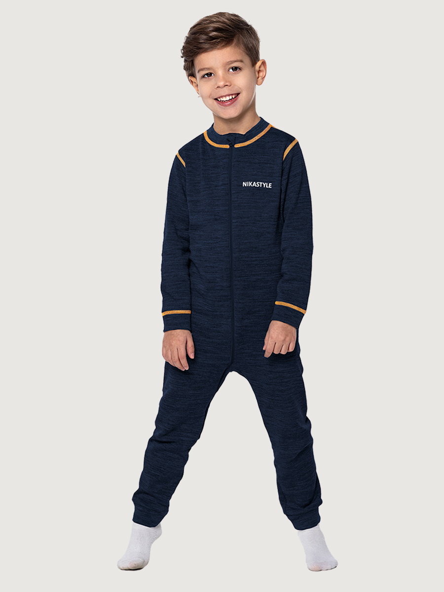 Термокомбинезон NIKASTYLE 8т11024 синий меланж - фото 1