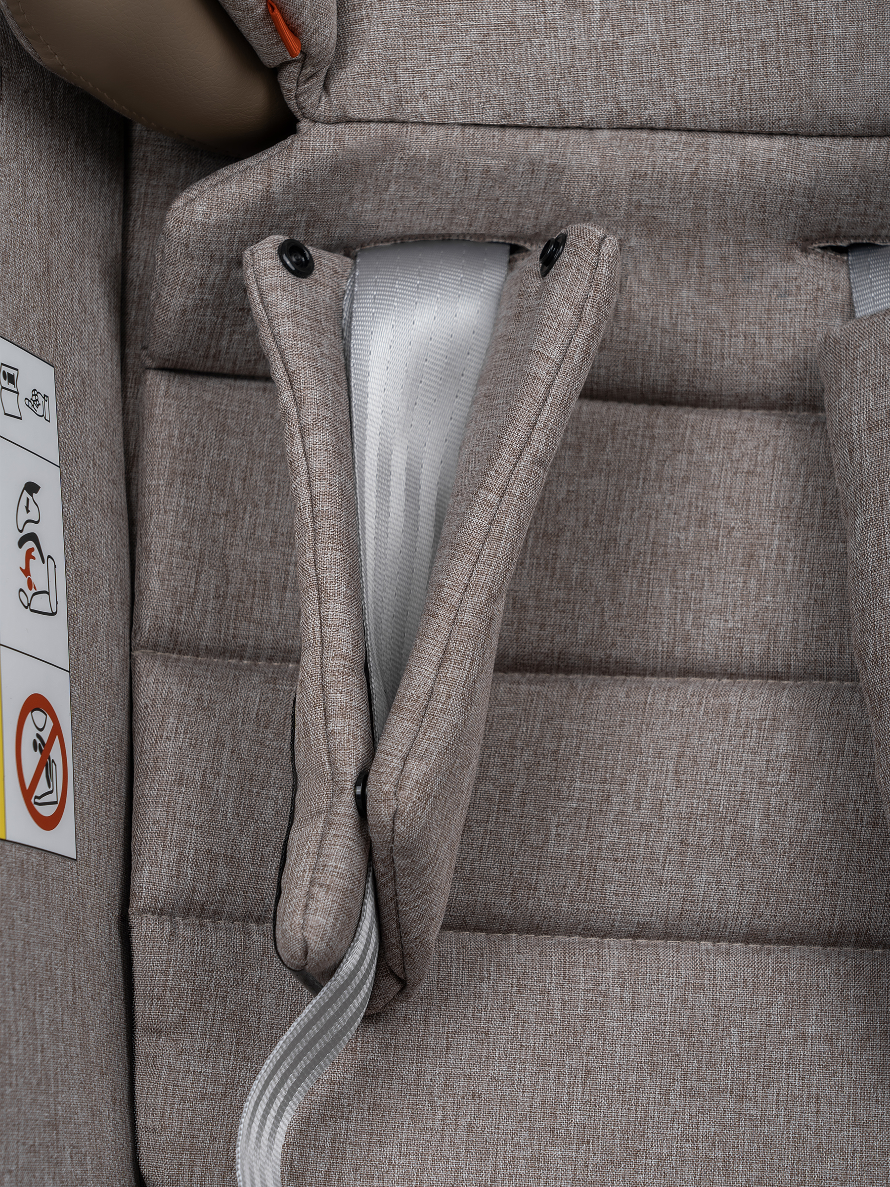 Автокресло Indigo Aero бежевый лен Isofix 0+/1/2/3 (0-36 кг) - фото 28