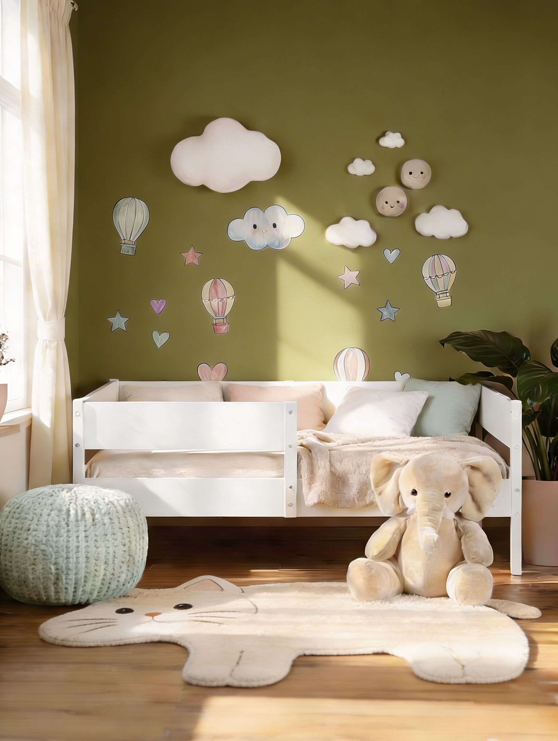 Кровать подростковая Wloo 160*80 (белый) - фото 5