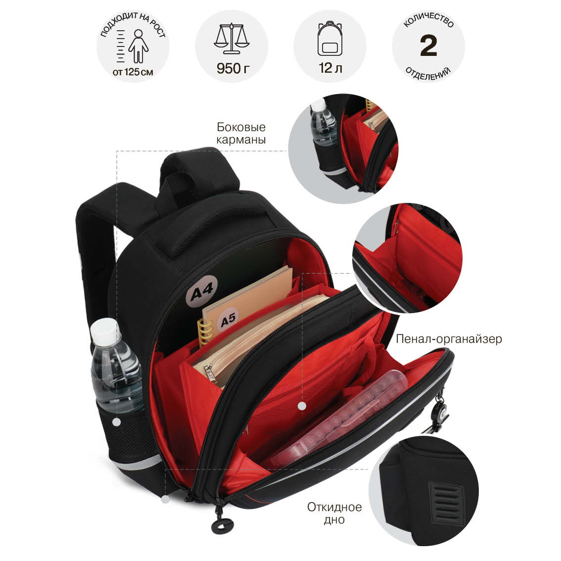 Ранец Grizzly Авто - фото 8