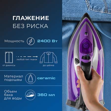Электрический утюг ENDEVER DELTA-222