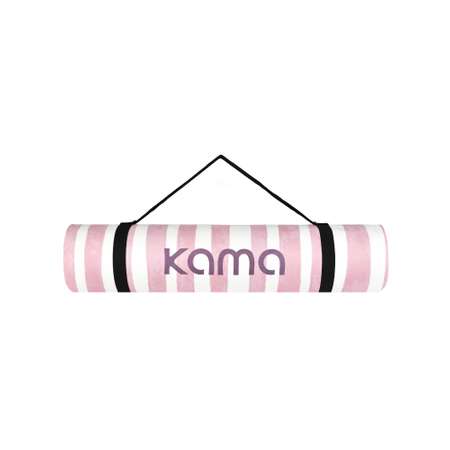 Коврик для йоги kama ТПЭ, микрофибра, 0,6 см