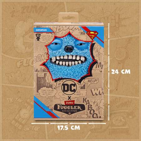 Игрушка мягкая FUGGLER Супермен DC 24см 15709B