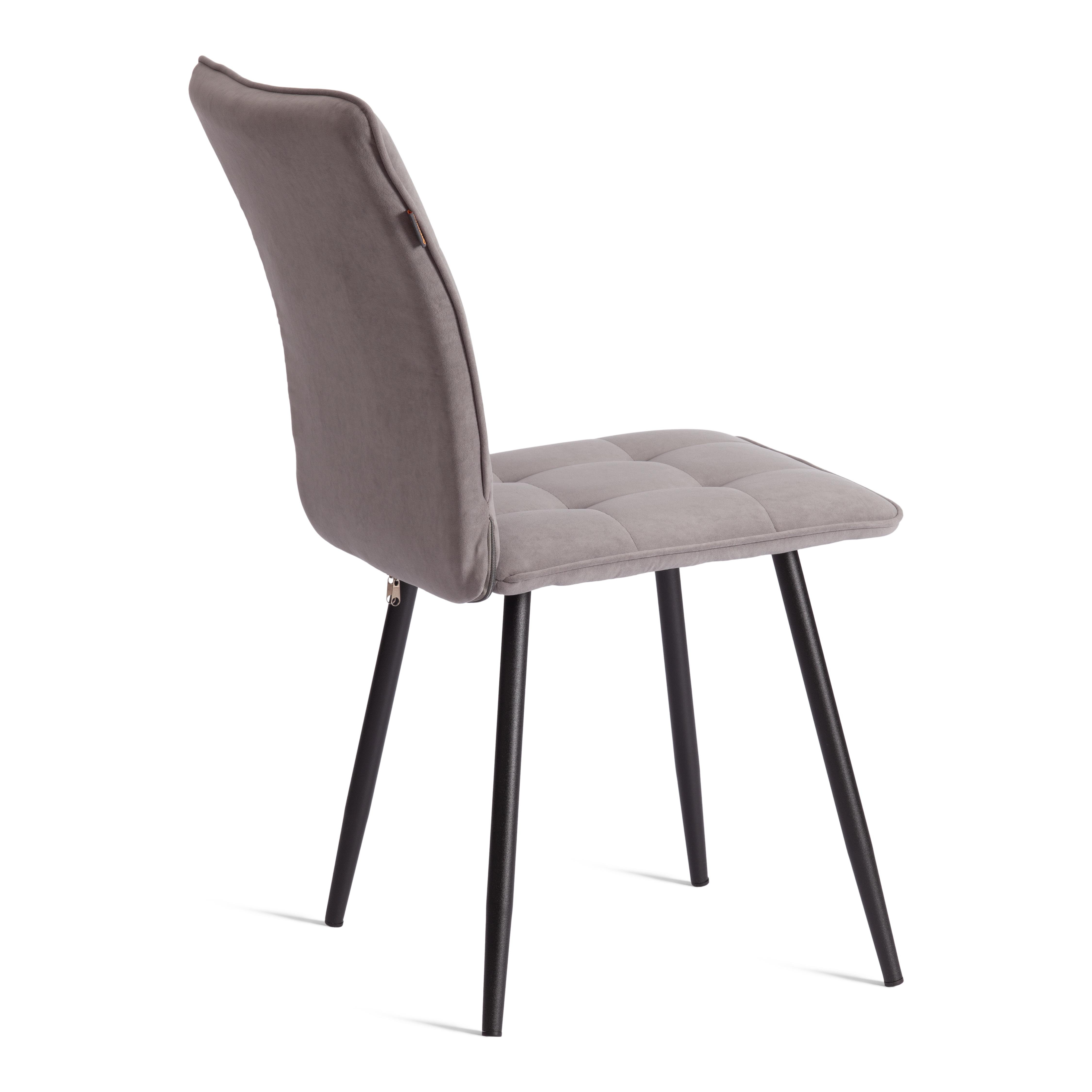 Стул TETCHAIR Bari LT велюр серый 2 шт. - фото 14
