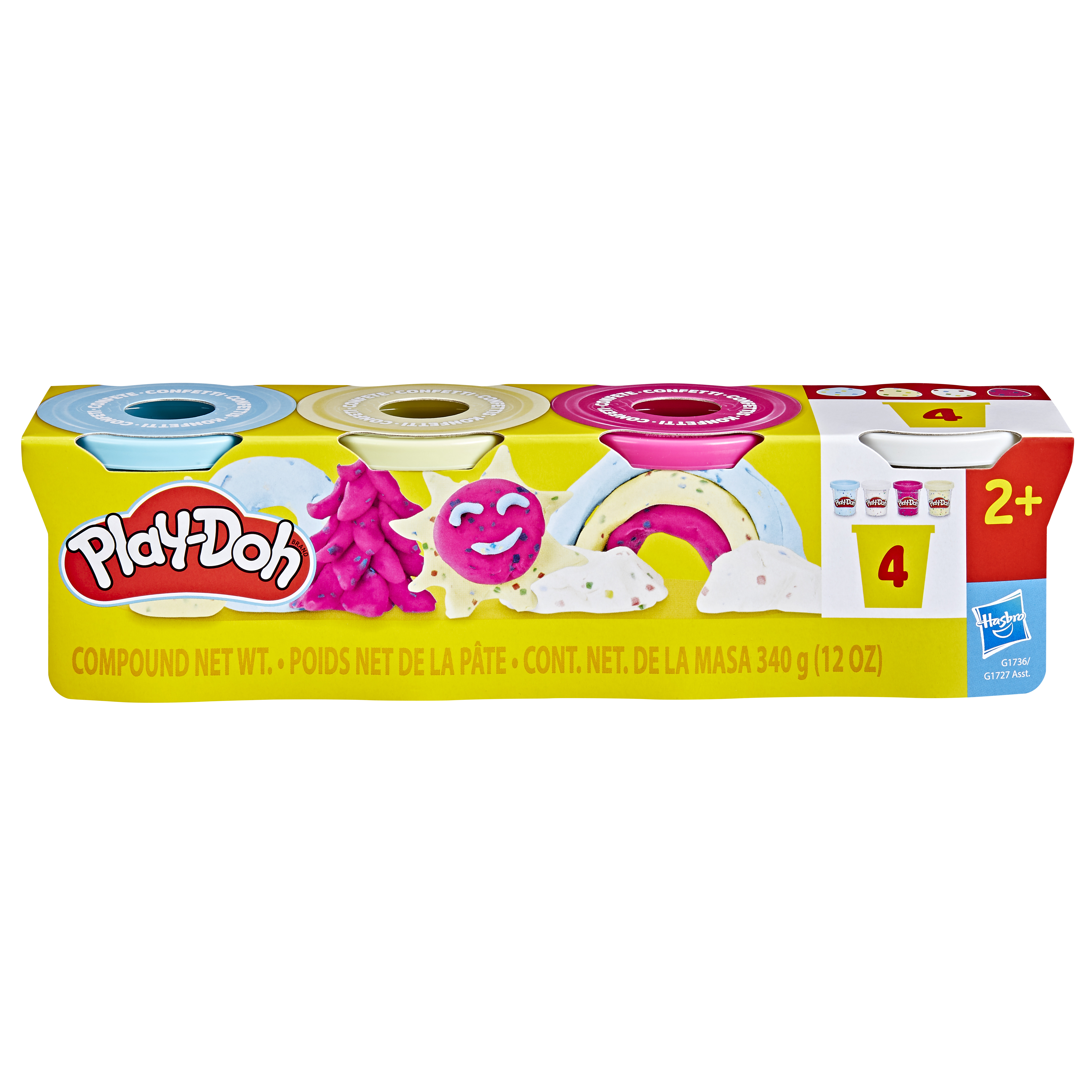 Масса для лепки Hasbro Play Doh Конфетти 4шт - фото 8