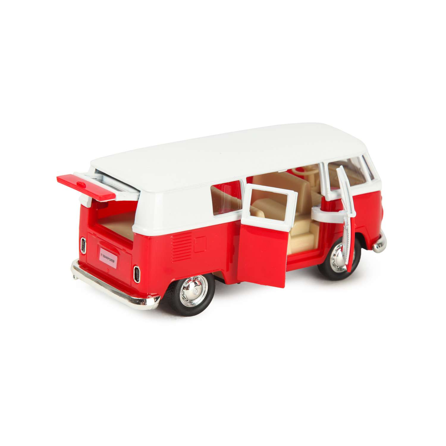 Автомобиль Mobicaro Volkswagen Samba Bus 1:32 в ассортименте 544025 - фото 11