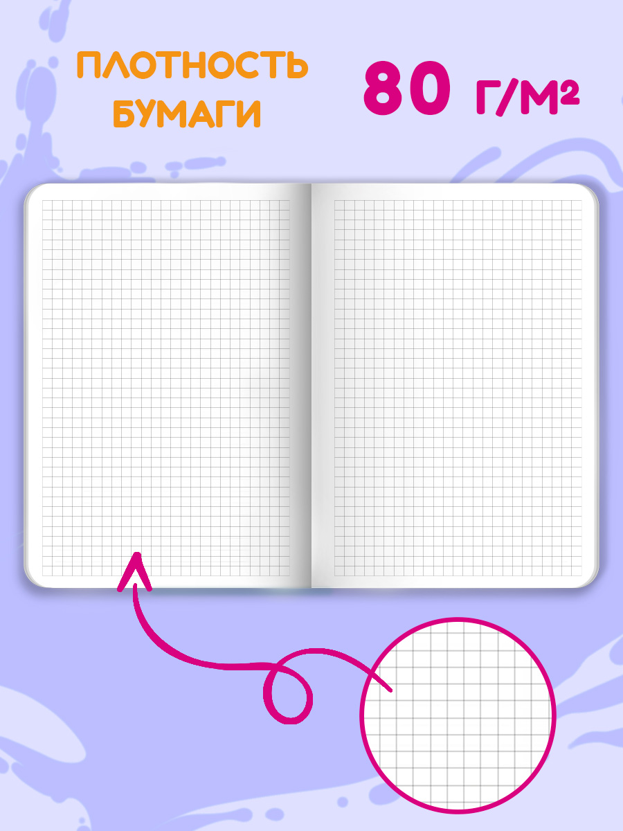 Блокнот Проф-Пресс в клетку А4. My big notebook 48 лист. - фото 3