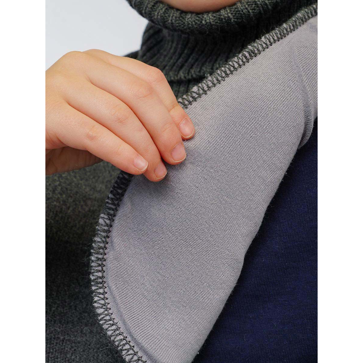 Манишка ПриКиндер MM3-2131 Цвет: Графит - фото 2