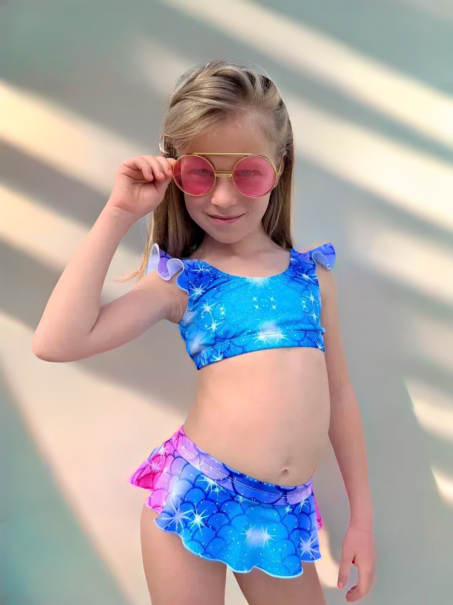 Купальник Capitania KIDS-003/MERMAID BLUE - фото 1