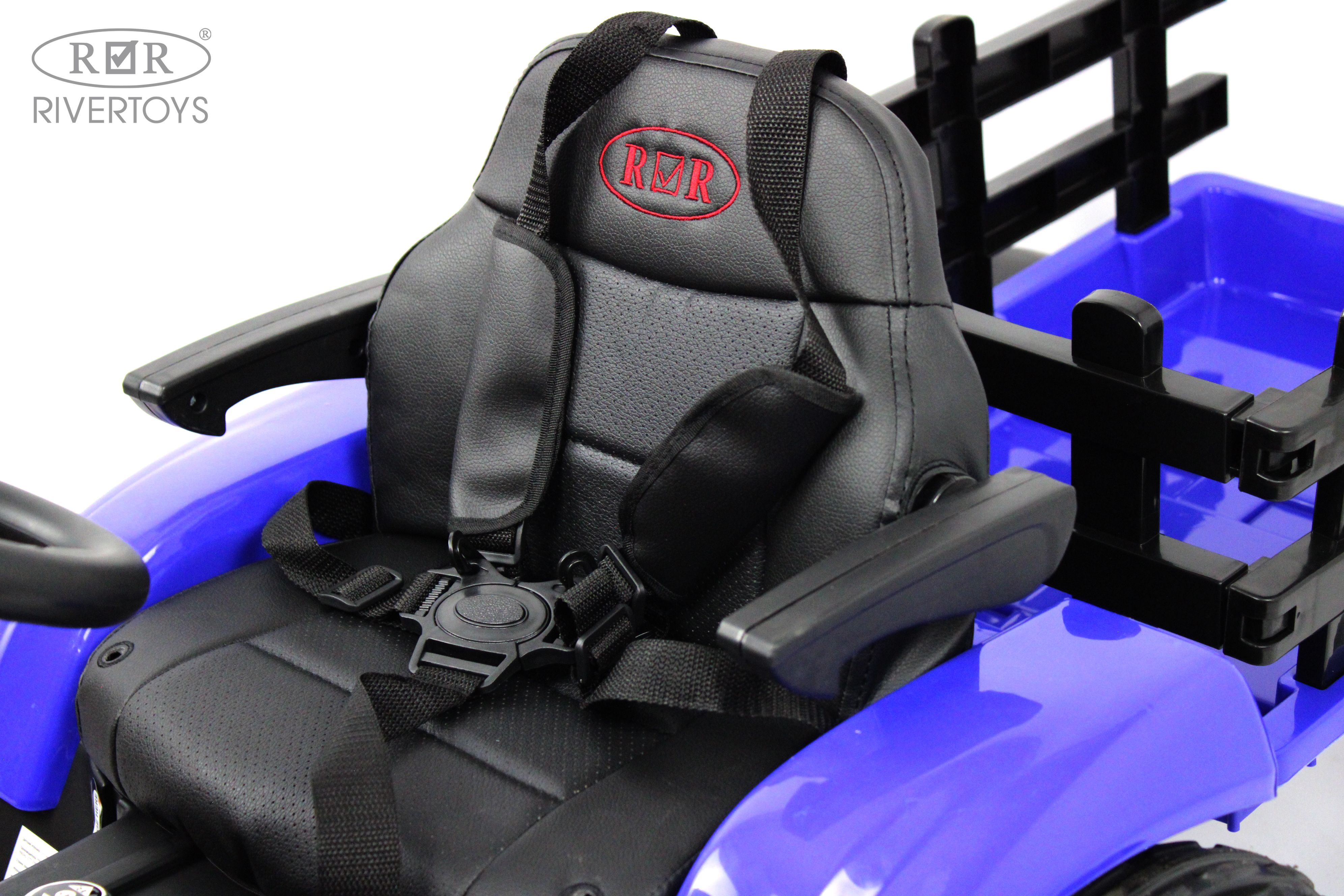 Электромобиль RIVERTOYS O555OO-BLUE С пультом ДУ - фото 13