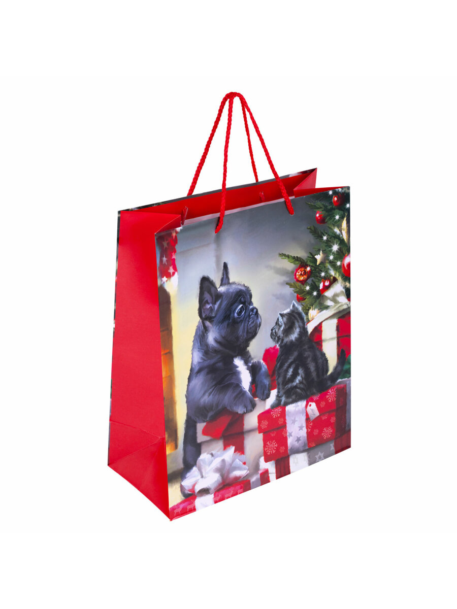 Подарочный пакет Золотая сказка новогодний для упаковки - фото 4