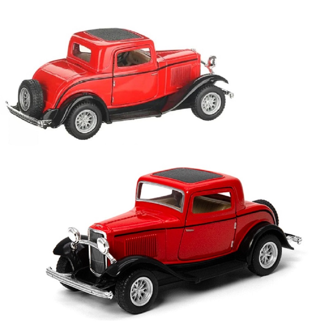 Автомобиль KINSMART Ford 3-Window Coupe 1932 г 1:34 KT5332/4 - фото 1