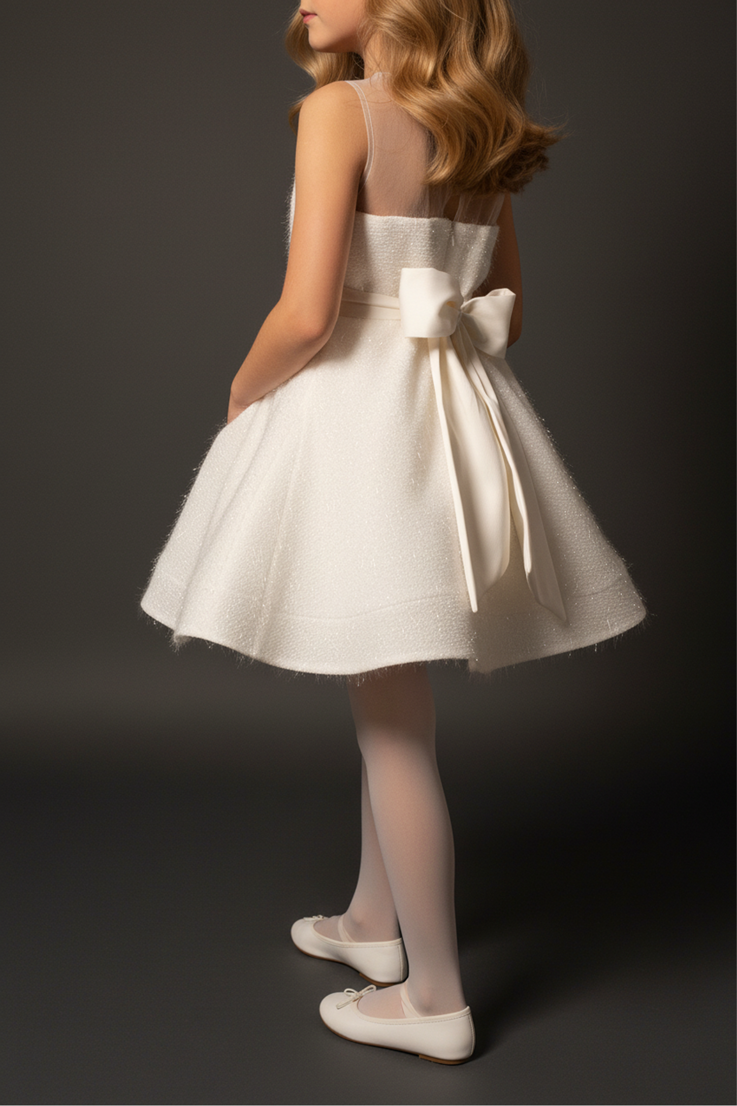 Платье Minilik Платье.Колокольчик.Белое - фото 4