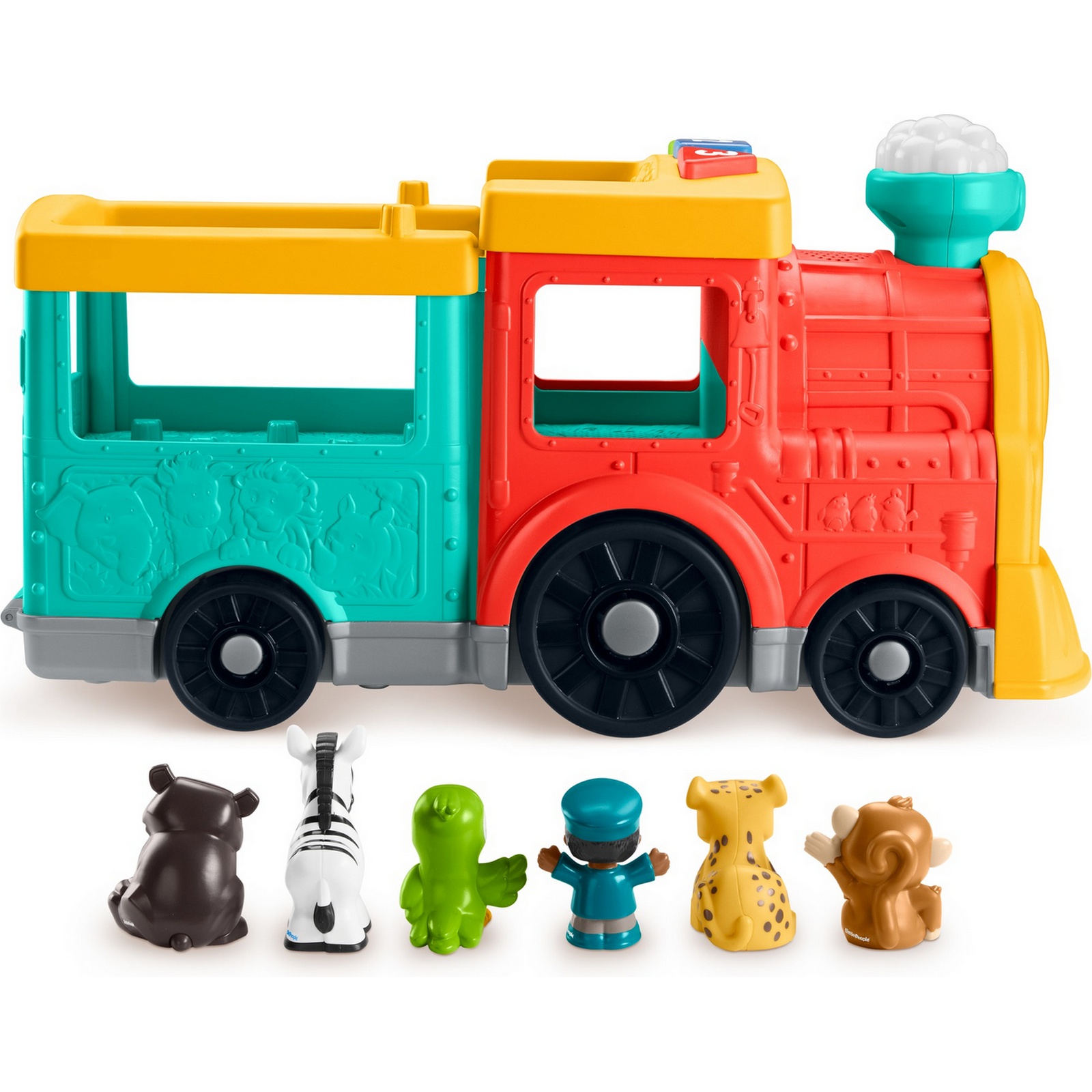 Экскаватор Fisher Price Little People АБВ-экспресс - фото 6