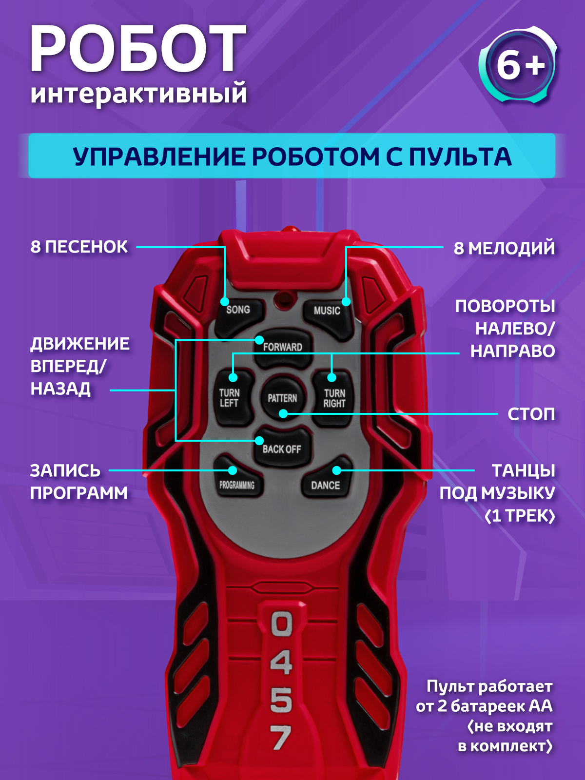 Робот РУ AUTODRIVE интерактивный - фото 4