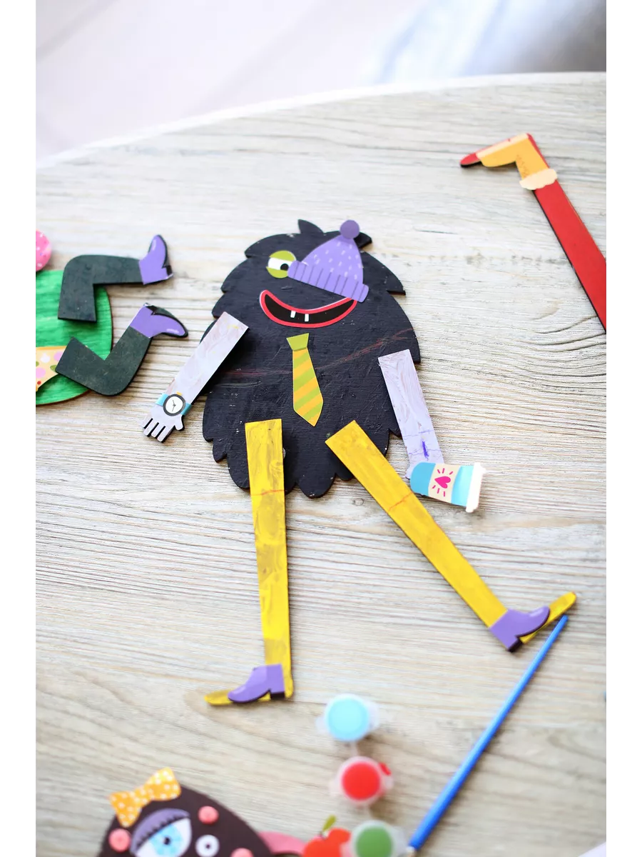 Набор для творчества HappyLine аппликация Креативные монстрики - фото 22