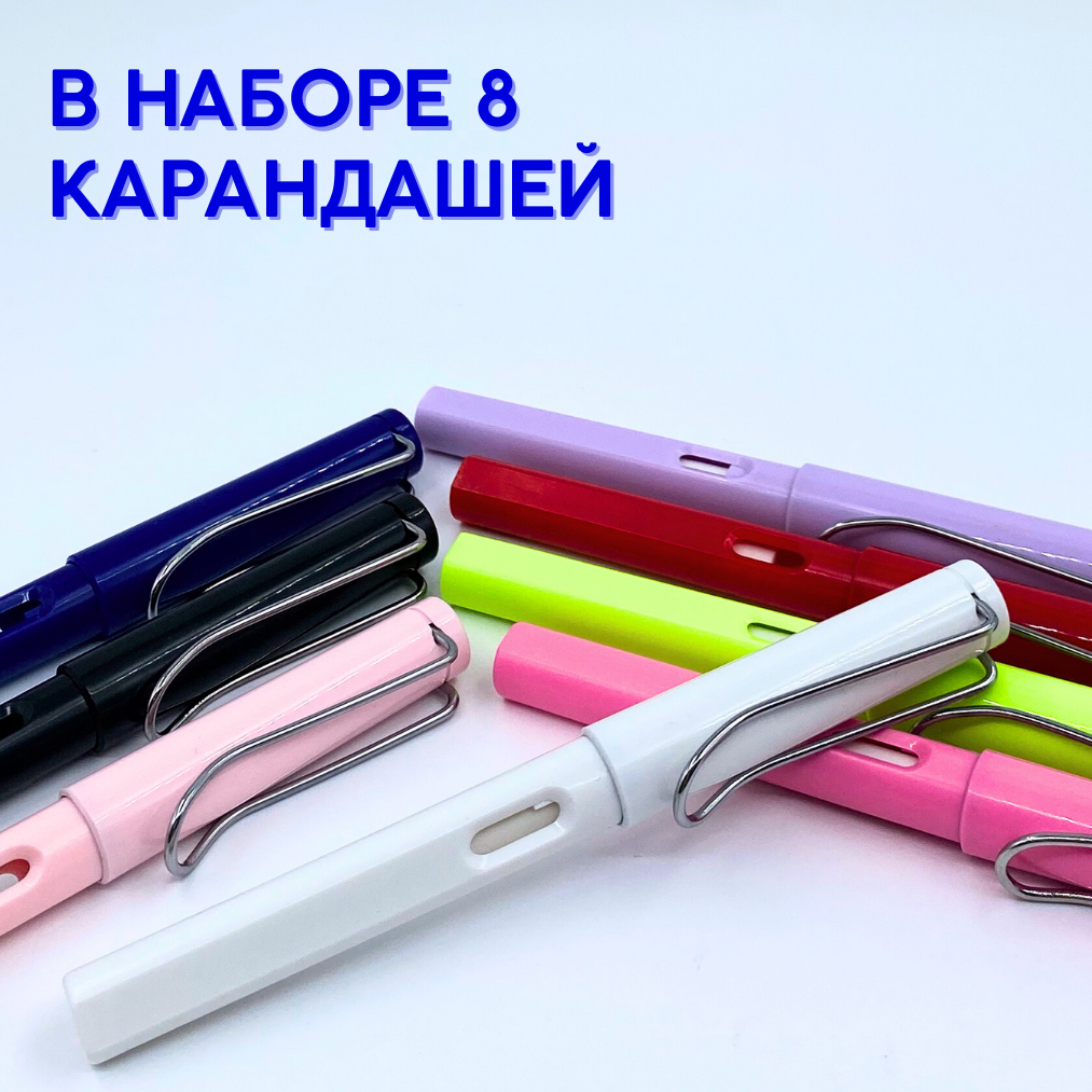 Карандаши чернографитные CANBI 8 шт. - фото 4