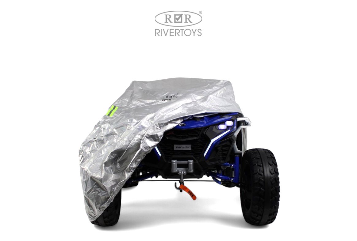 Электромобиль RIVERTOYS Z707ZZ-BLUE С пультом ДУ - фото 4