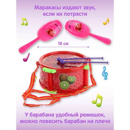 Игрушка музыкальная Veld Co барабаны, маракас