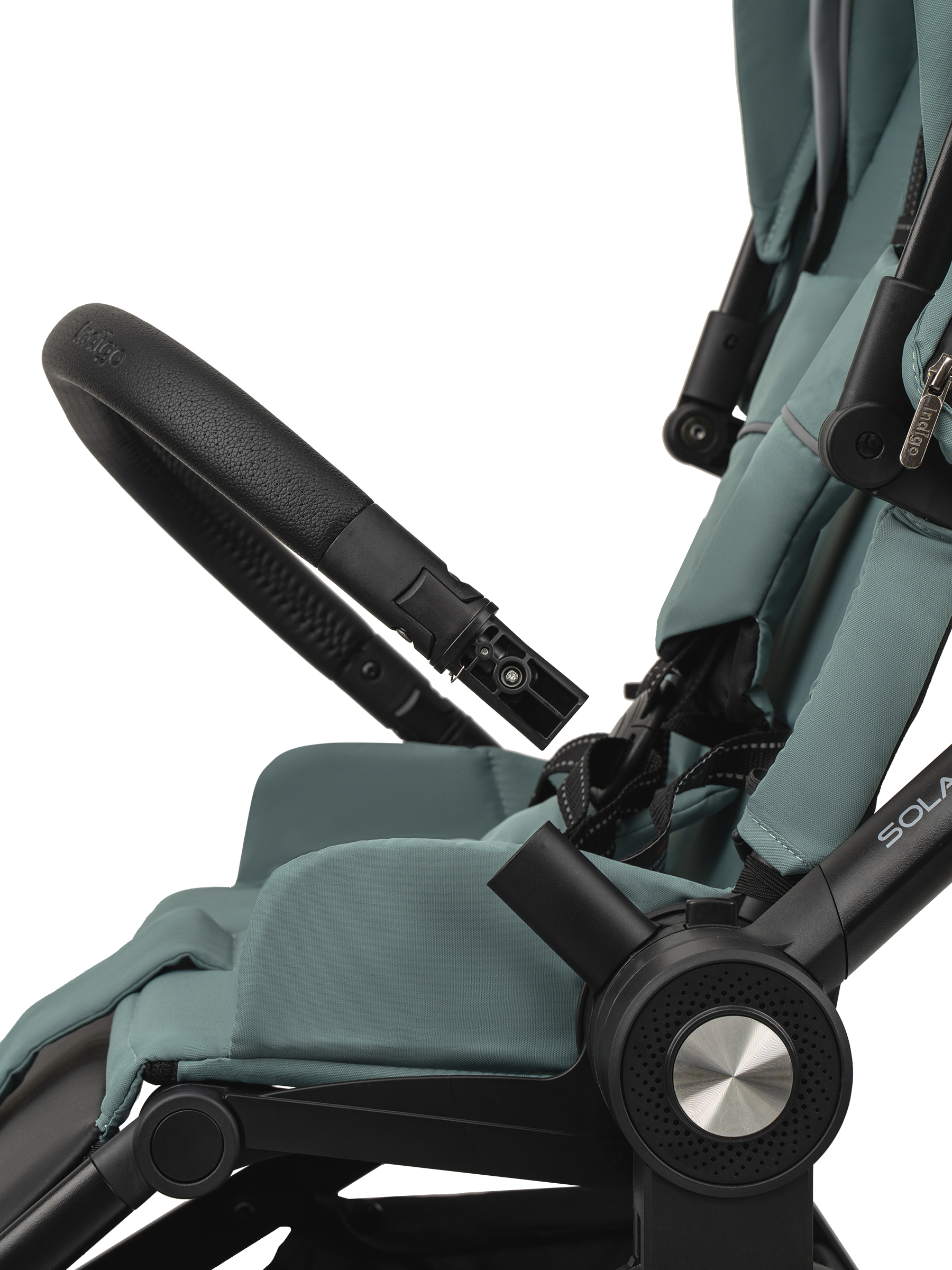 Коляска 2в1 Indigo Solar зеленый - фото 16
