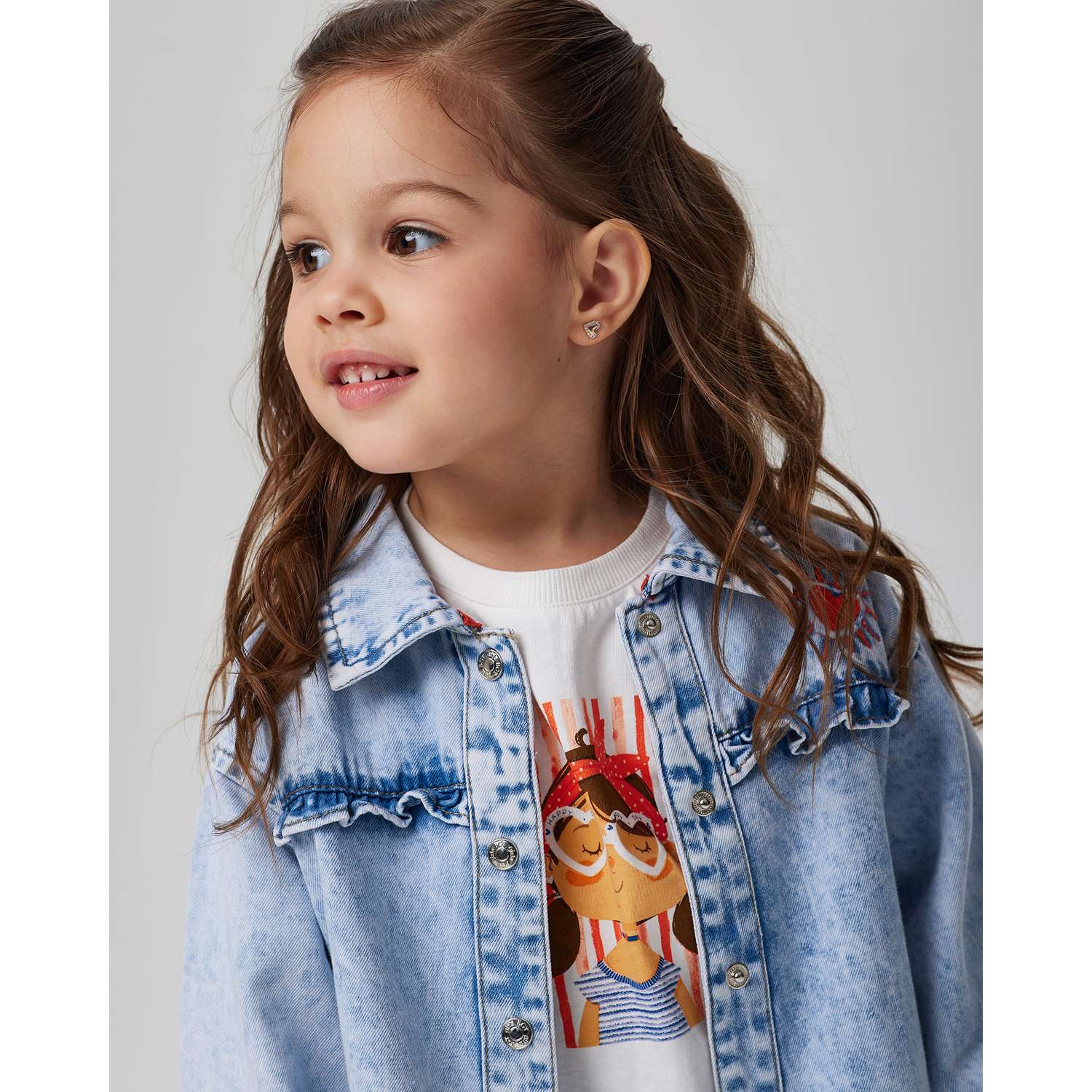 Джинсовая рубашка Baby Go Trend S25BT-2DO01ig-55 - фото 6