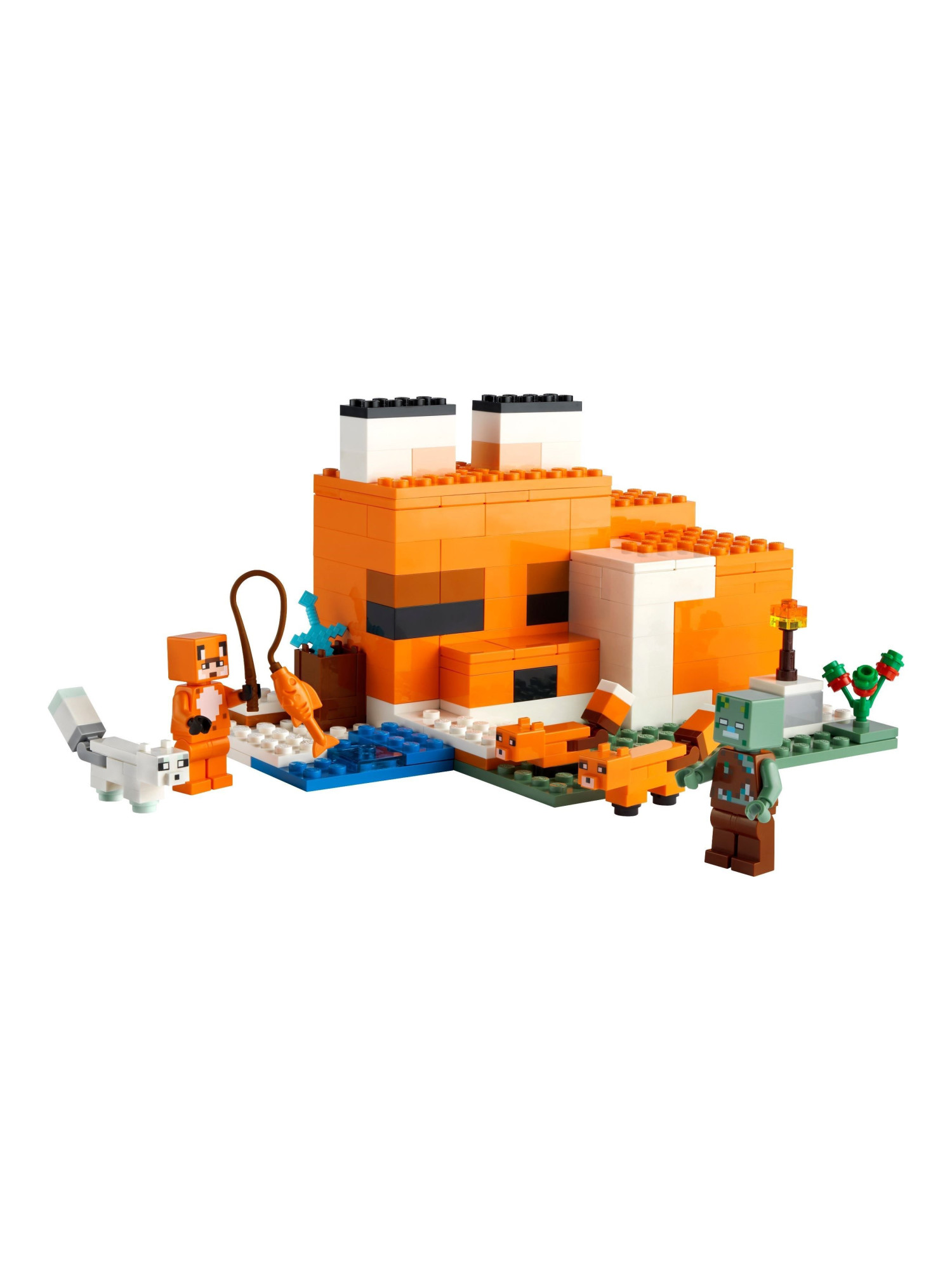 Конструктор LEGO Minecraft Лисья хижина 193 дет. - фото 2