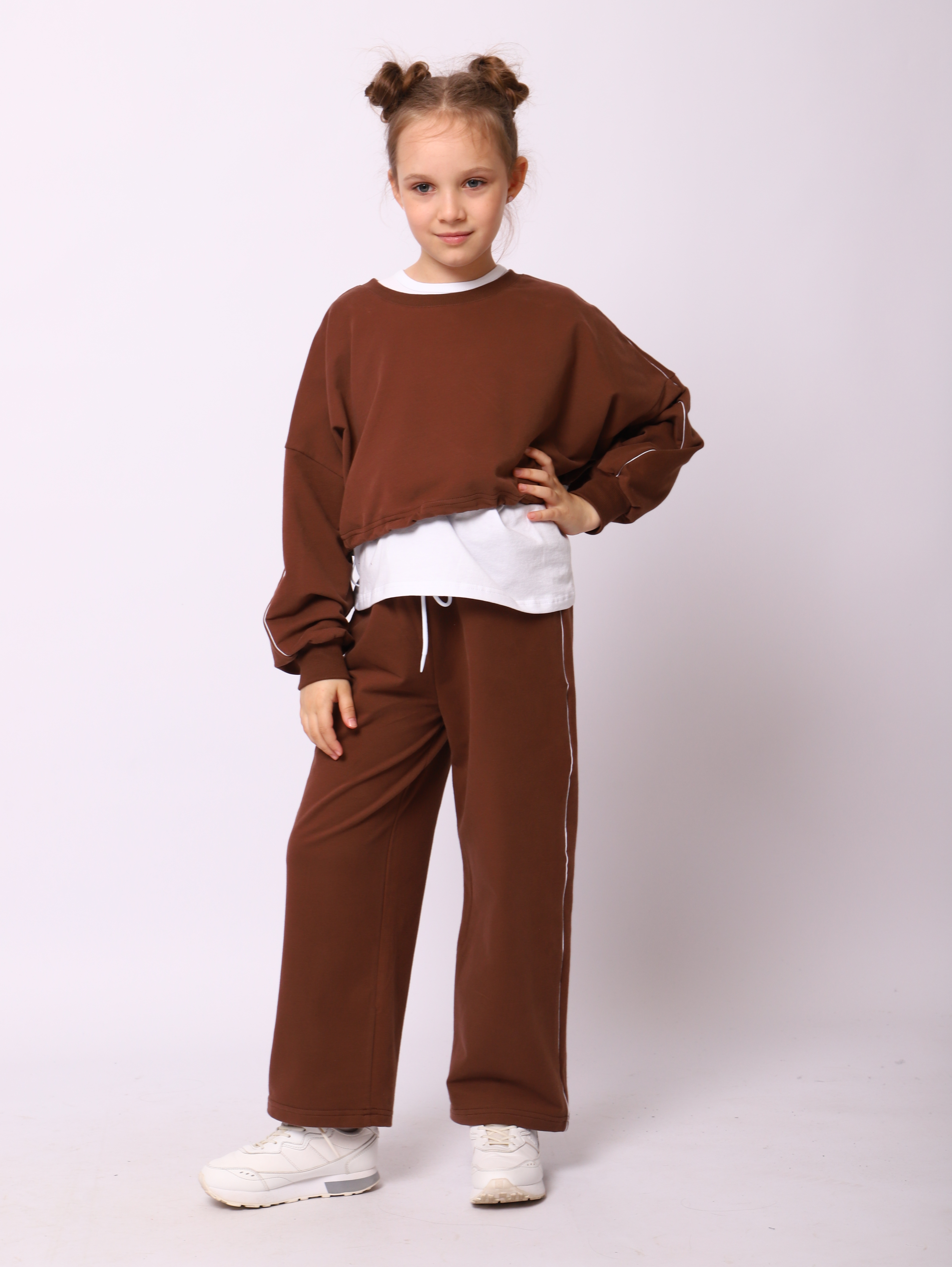 Костюм ЛАДОШКИ Костюм Алексия коричневый - фото 11