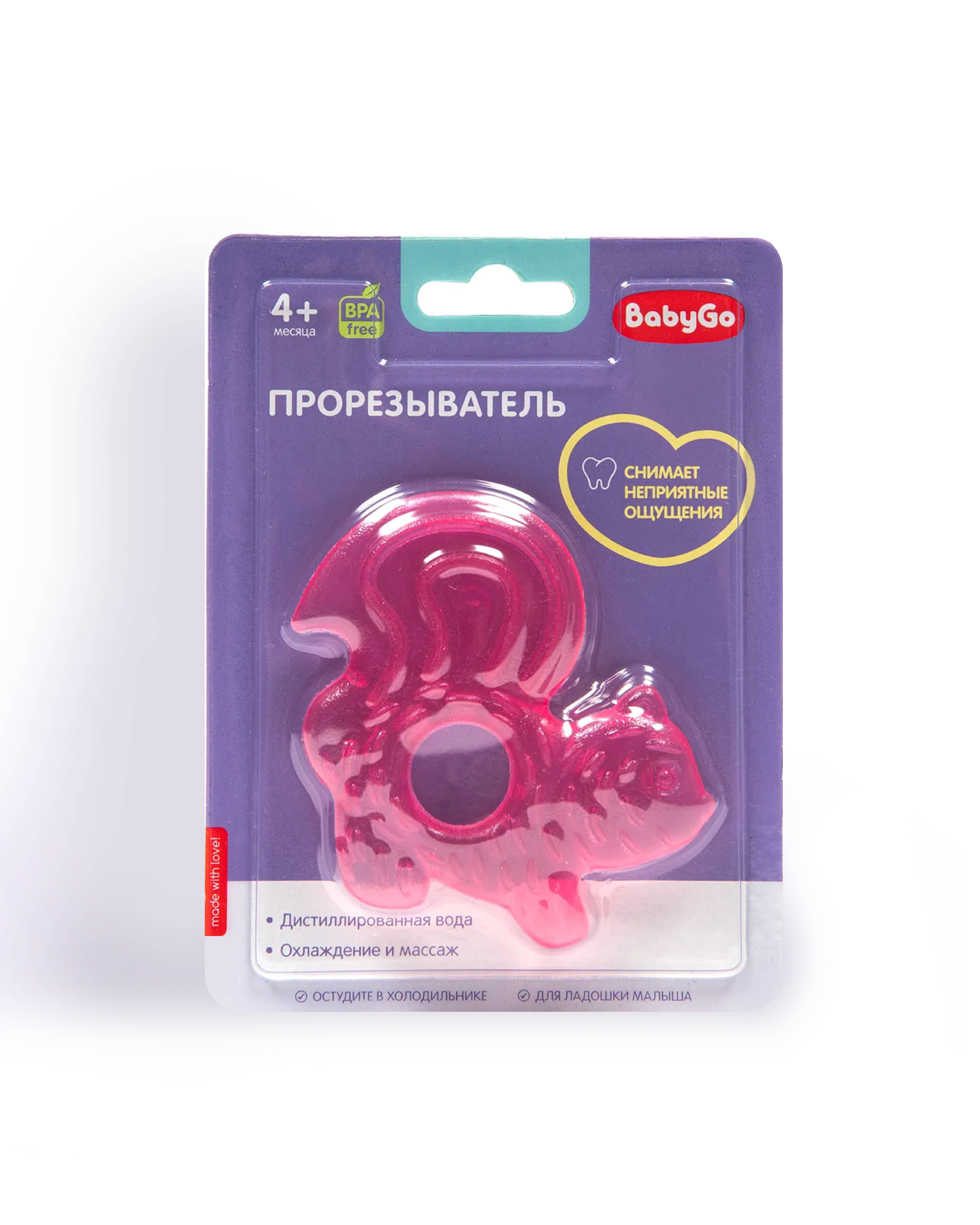 Прорезыватель BabyGo Белка - фото 6