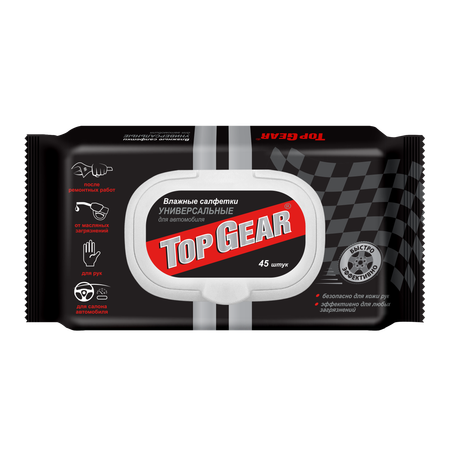 Влажные салфетки TopGear 45 шт.