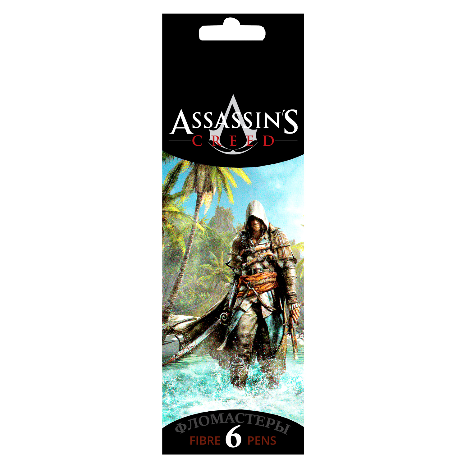 Фломастеры Hatber 6 цв. - фото 1