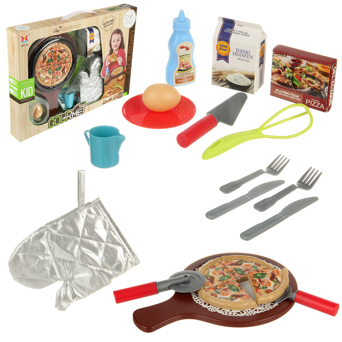 Игрушка Veld Co продукты, посуда 35 предм. - фото 10