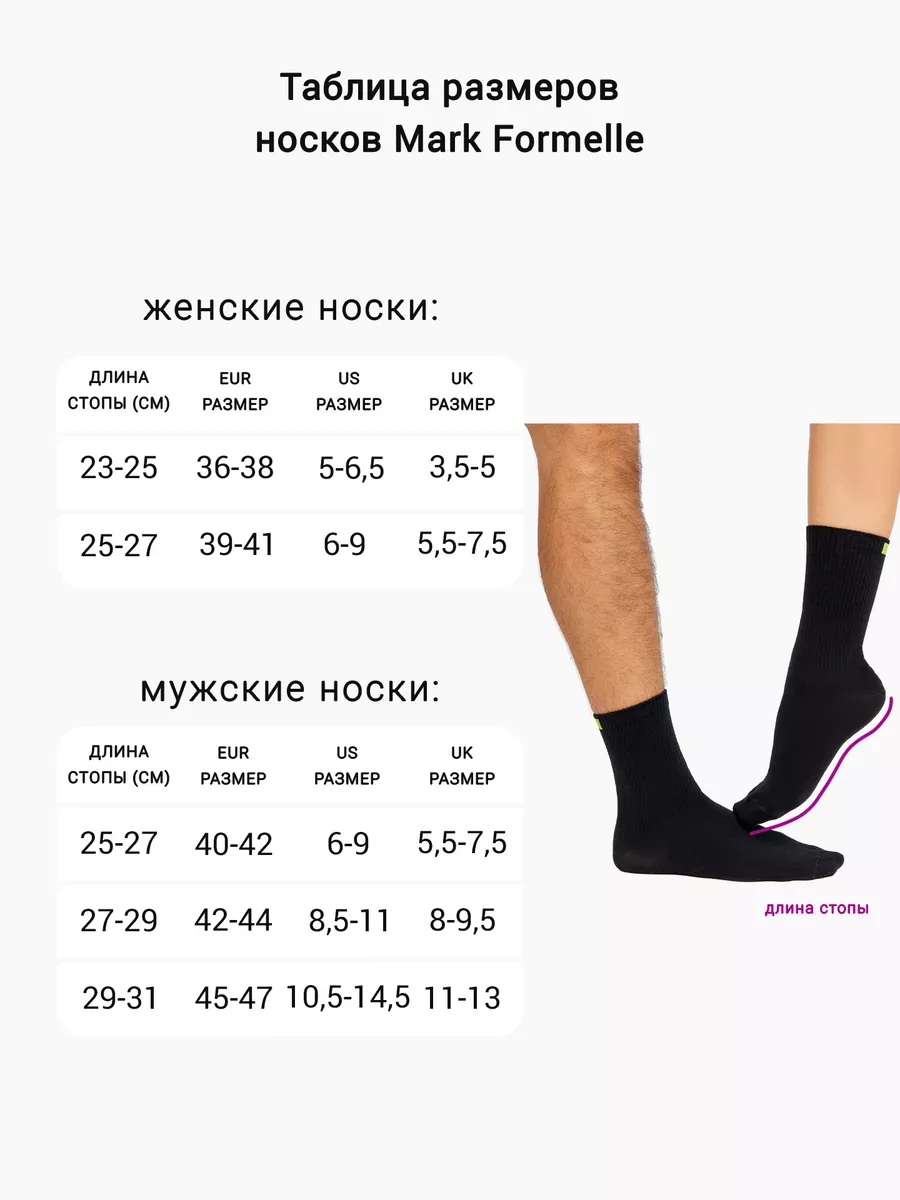 Носки 3 пары Mark Formelle (Марк Формэль) 217A-1334/черный-3/ - фото 4