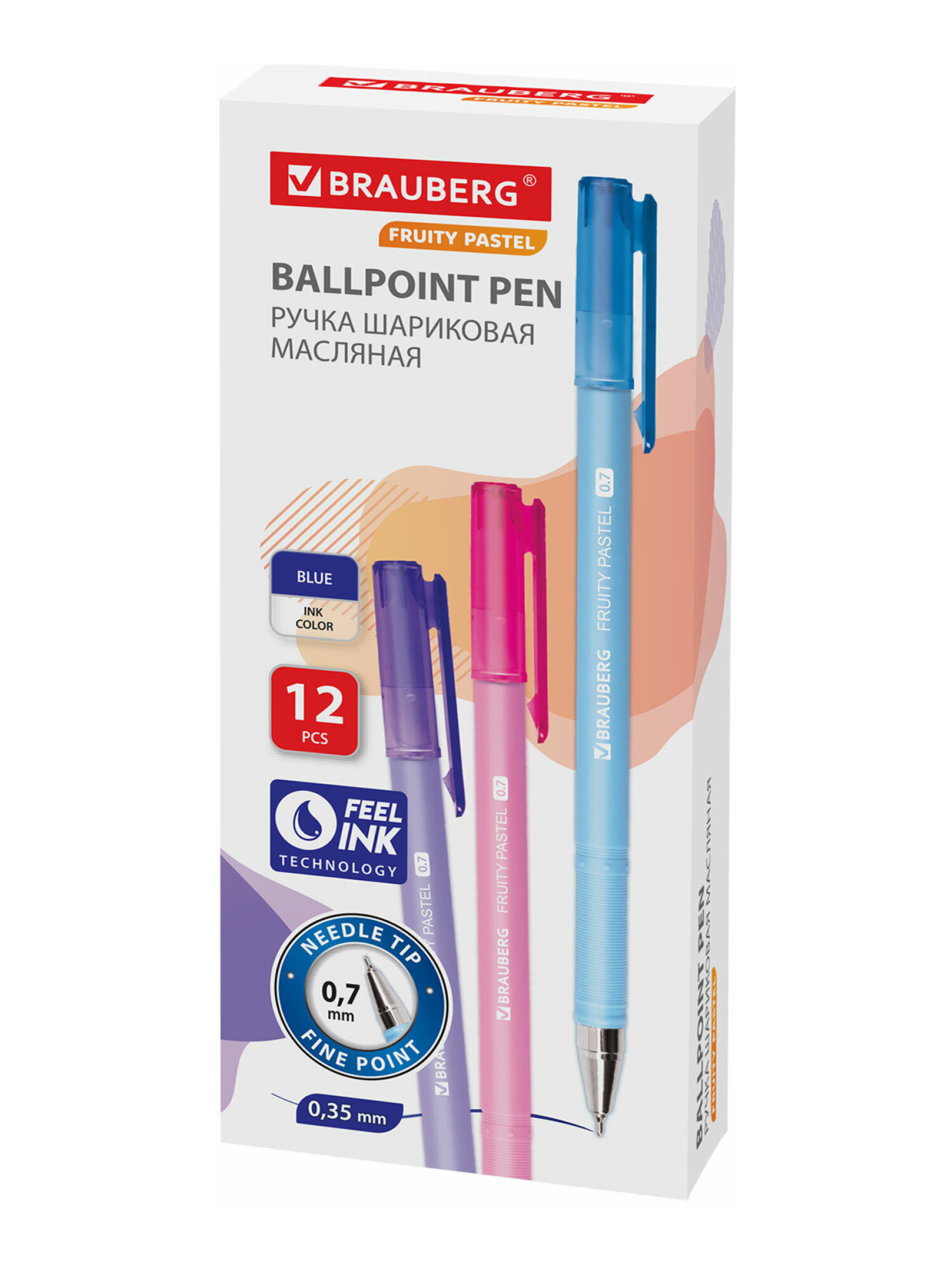 Ручка шариковая Brauberg 12 шт. - фото 17