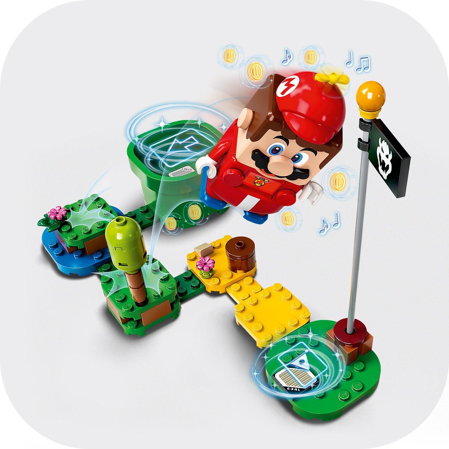 Конструктор LEGO Super Mario Марио-вертолет - фото 9