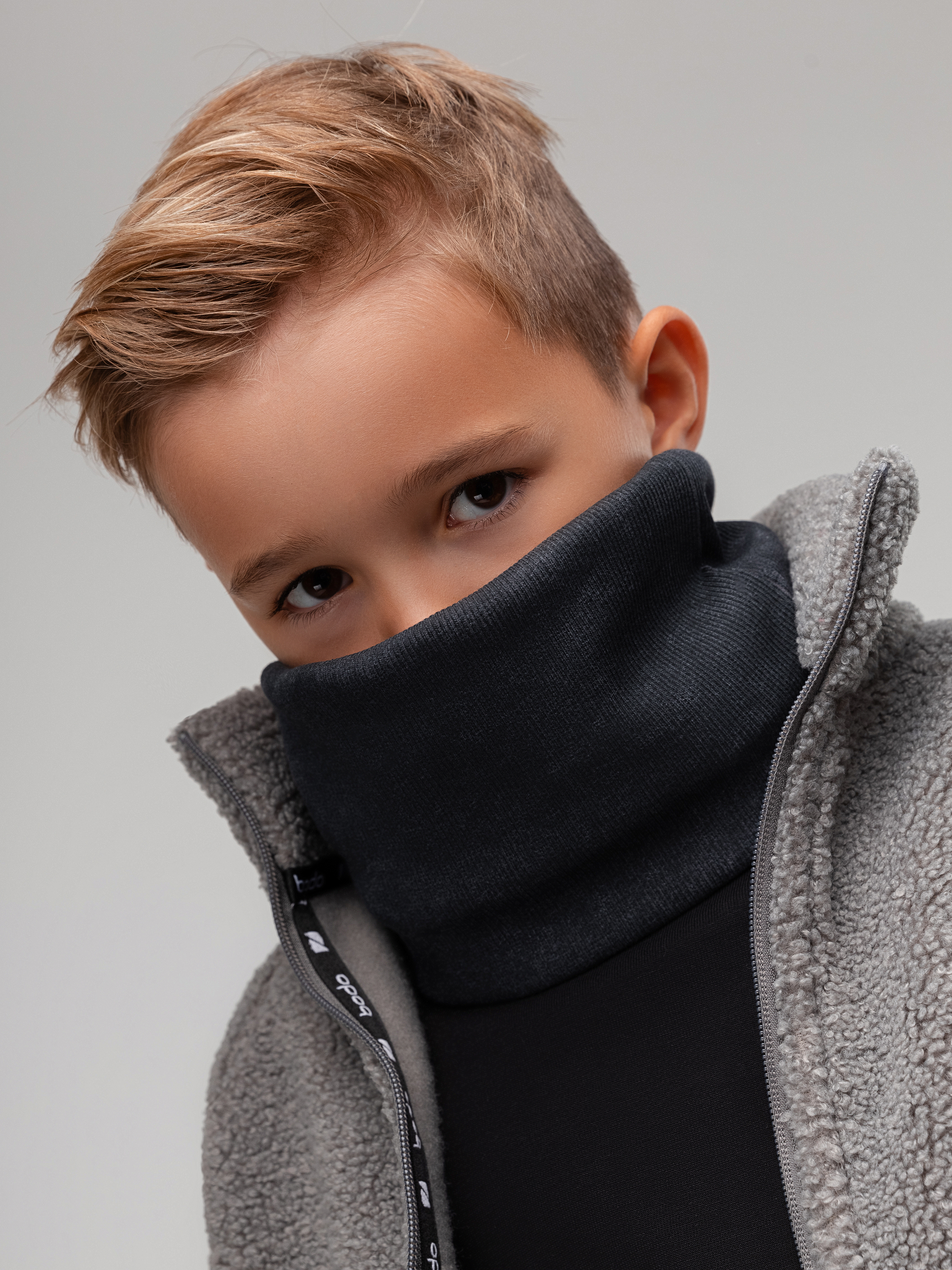 Снуд Bodo 12-134M_графит (черный) - фото 1